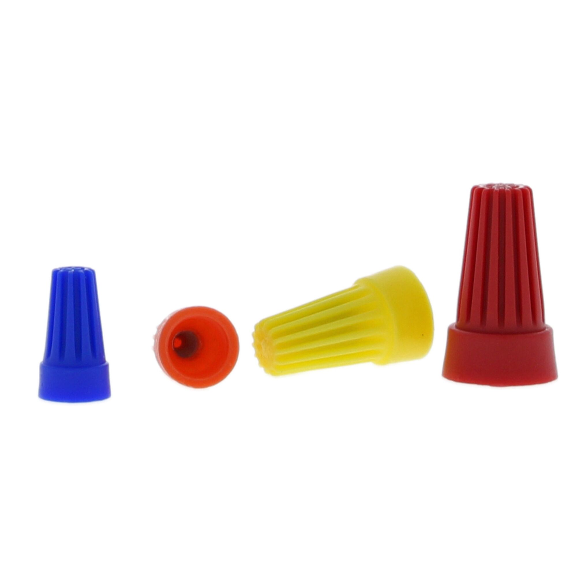 IDEAL, Multi-color WireTwist® WT2/WT3/WT4/WT6 Wire Connectors, Positive grip shell designed for quick installation, Fixed square-wire, Deep skirt design enhances safety, 30-2346J